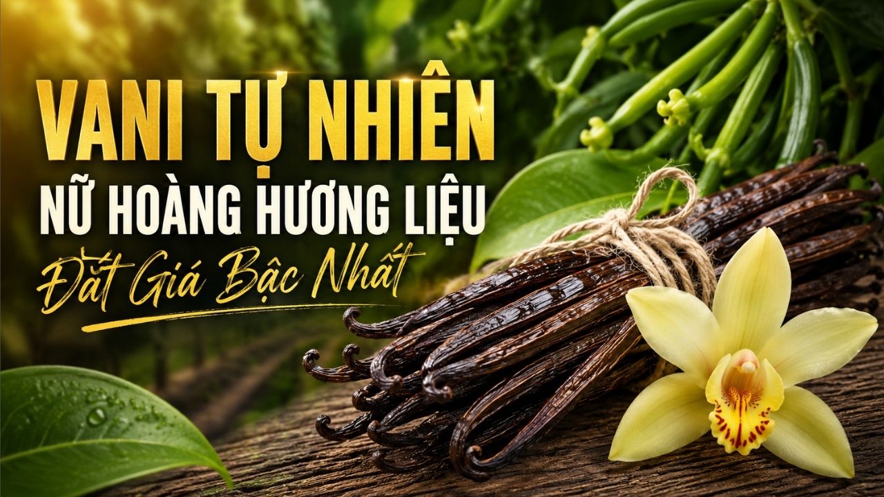 Vanilla là gì? Tìm hiểu nguồn gốc, đặc điểm, quy trình trồng trọt, thu hoạch, chế biến và các ứng dụng phổ biến của vani trong thực phẩm, mỹ phẩm và đời sống.